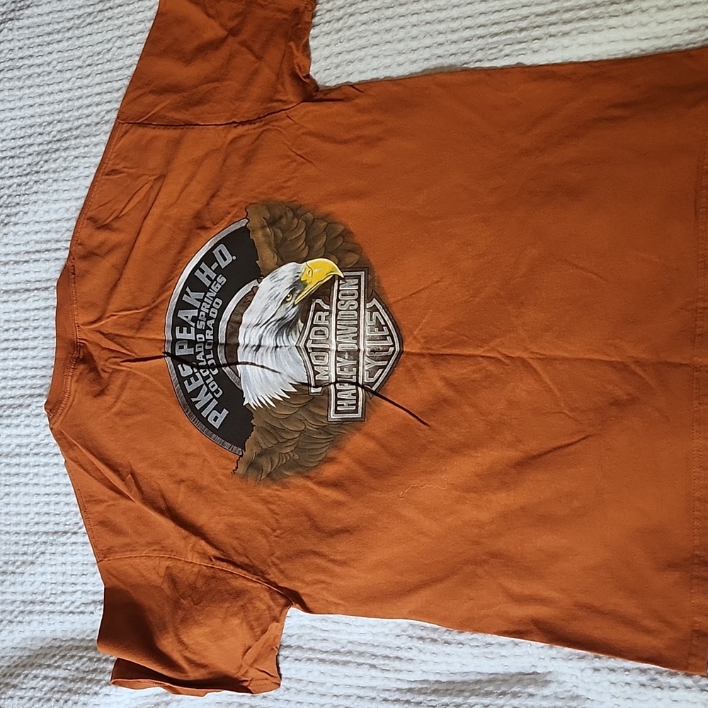 Harley davidson men's short sleeve, large t shirt - Picture 3 of 3